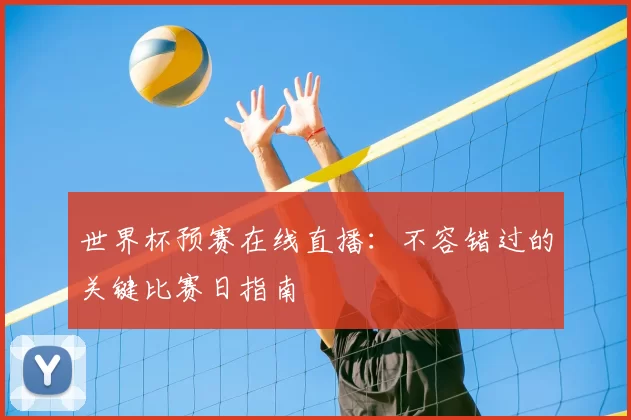 世界杯预赛在线直播:不容错过的关键比赛日指南