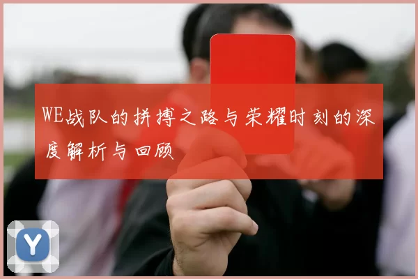 WE战队的拼搏之路与荣耀时刻的深度解析与回顾