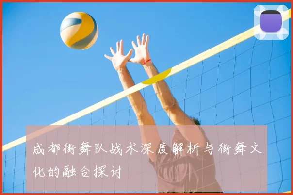 成都街舞队战术深度解析与街舞文化的融合探讨