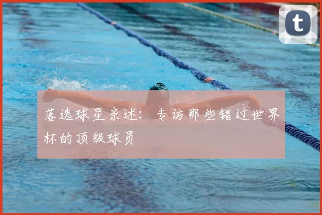 落选球星亲述：专访那些错过世界杯的顶级球员