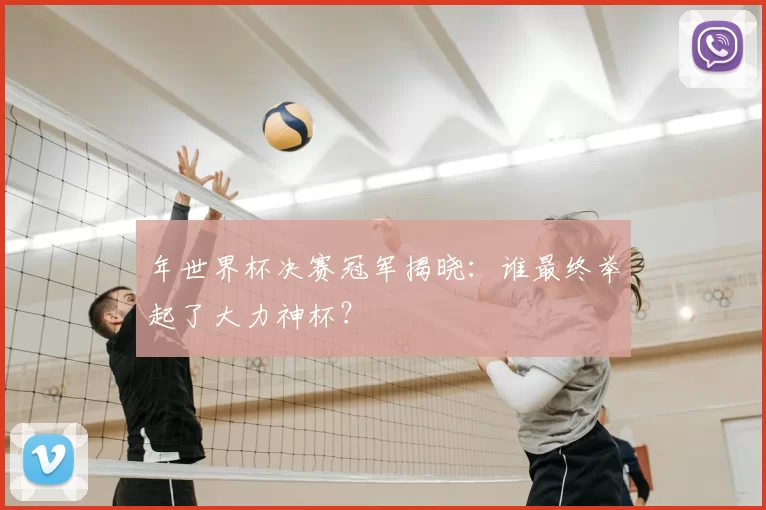 年世界杯决赛冠军揭晓:谁最终举起了大力神杯?