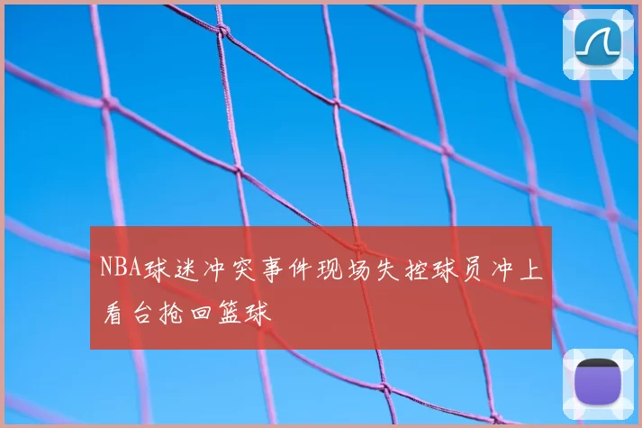 NBA球迷冲突事件现场失控球员冲上看台抢回篮球