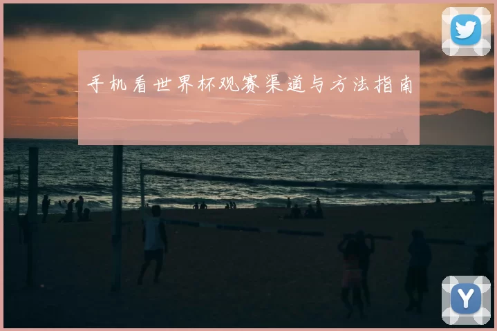 手机看世界杯观赛渠道与方法指南