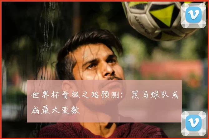 世界杯晋级之路预测:黑马球队或成最大变数